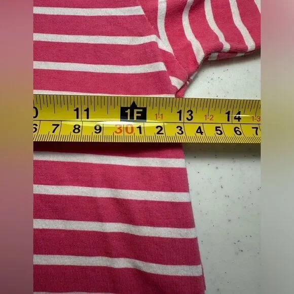 W.L. Monsoon Girls 6T 100% Cotton Appliqué Hedgehog Striped Tunic Shirt Dress - Picture 8 of 9